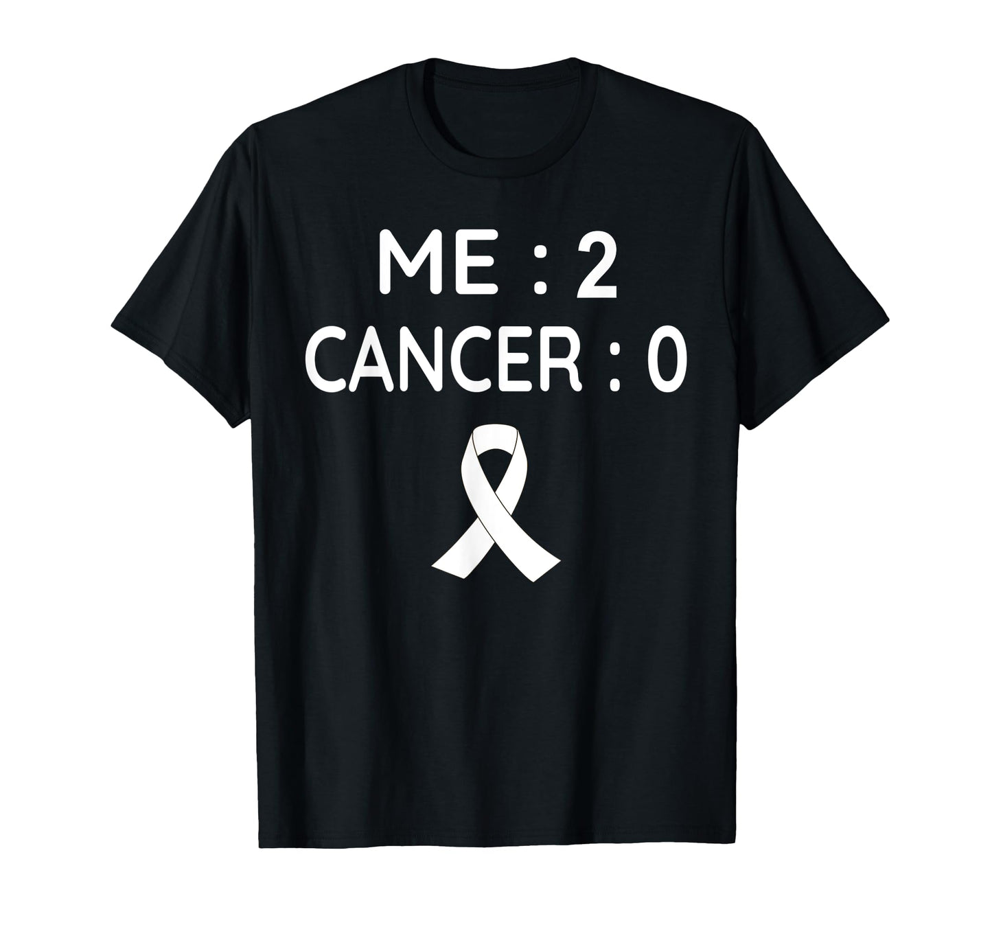 Me 2 Cancer 0 Lung Cancer Awareness T-Shirt