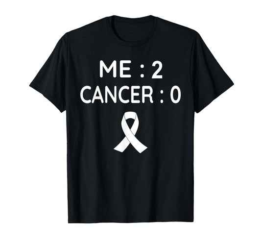 Me 2 Cancer 0 Lung Cancer Awareness T-Shirt