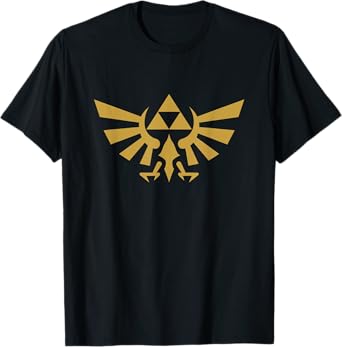The Legend of Zelda Hyrule Gold Tricolor Shield T-Shirt