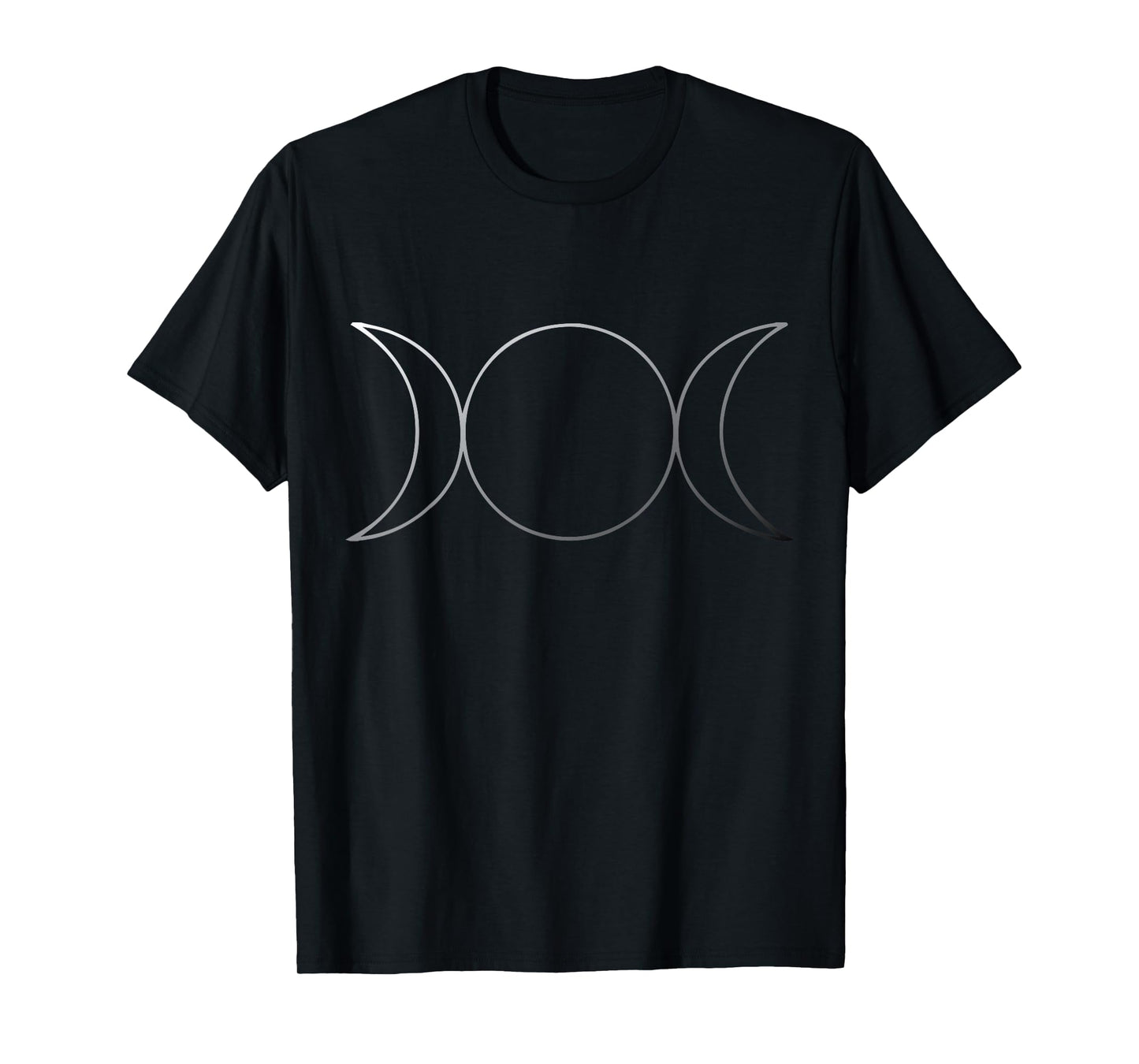 Vintage Triple Goddess Three Symbol Moon Wicca Neo Pagan T-Shirt