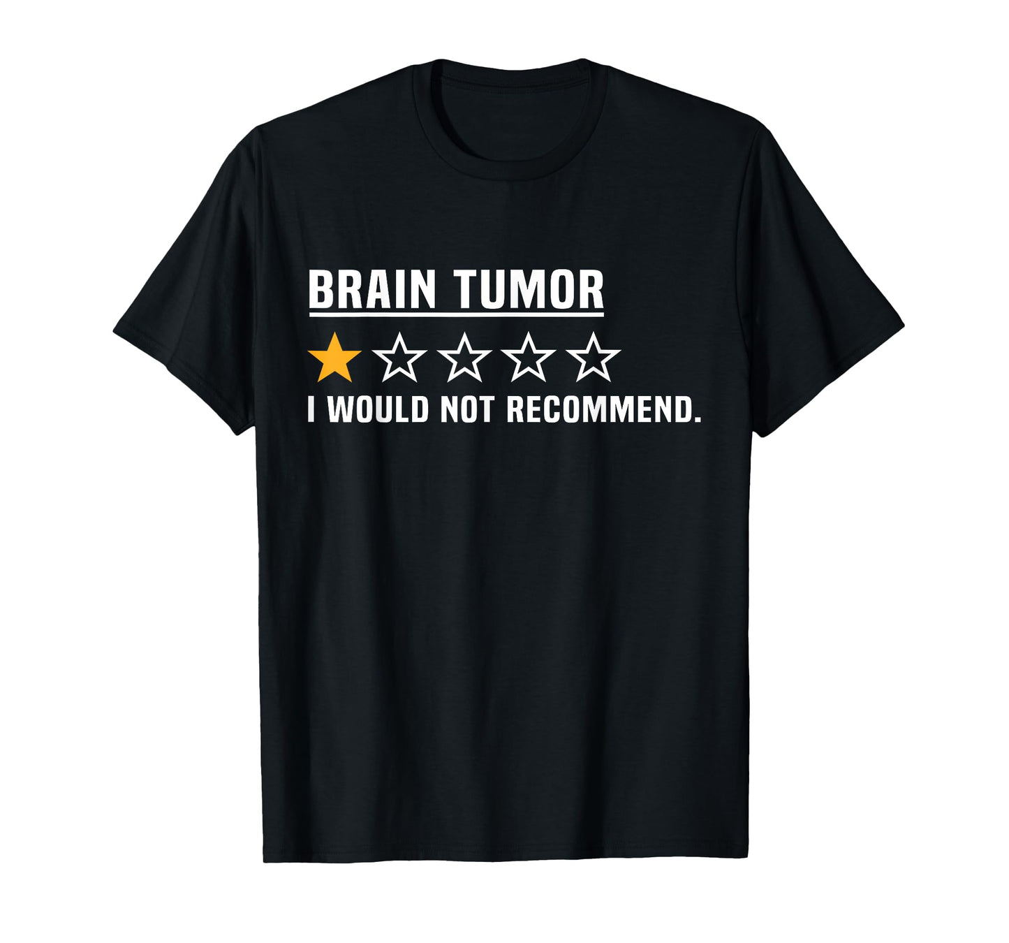 Brain Tumor Not Recommended Funny Brain Surgery T-Shirt