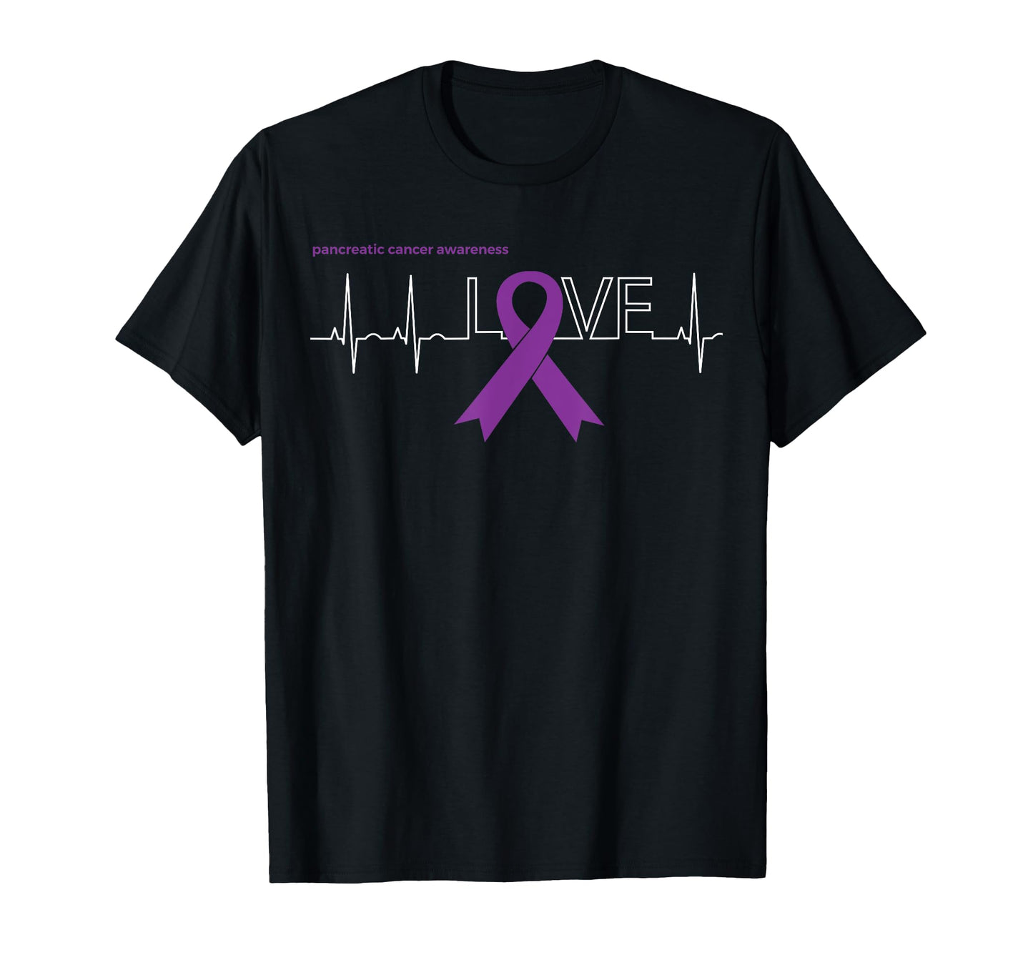 LOVE Ribbon Products Shirts for Pancreatic Cancer Awareness T-Shirt