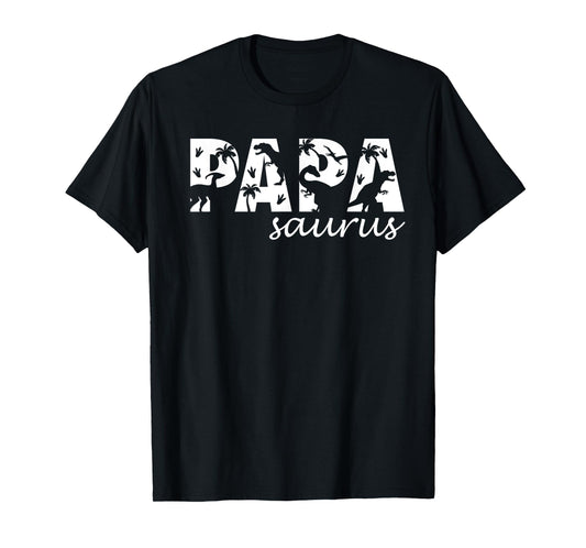 Papasaurus T Rex Dinosaur Papa Saurus Family Father's Day T-Shirt