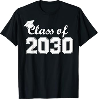 Class of 2030 Grow With Me Shirt First Day of School T-Shirt