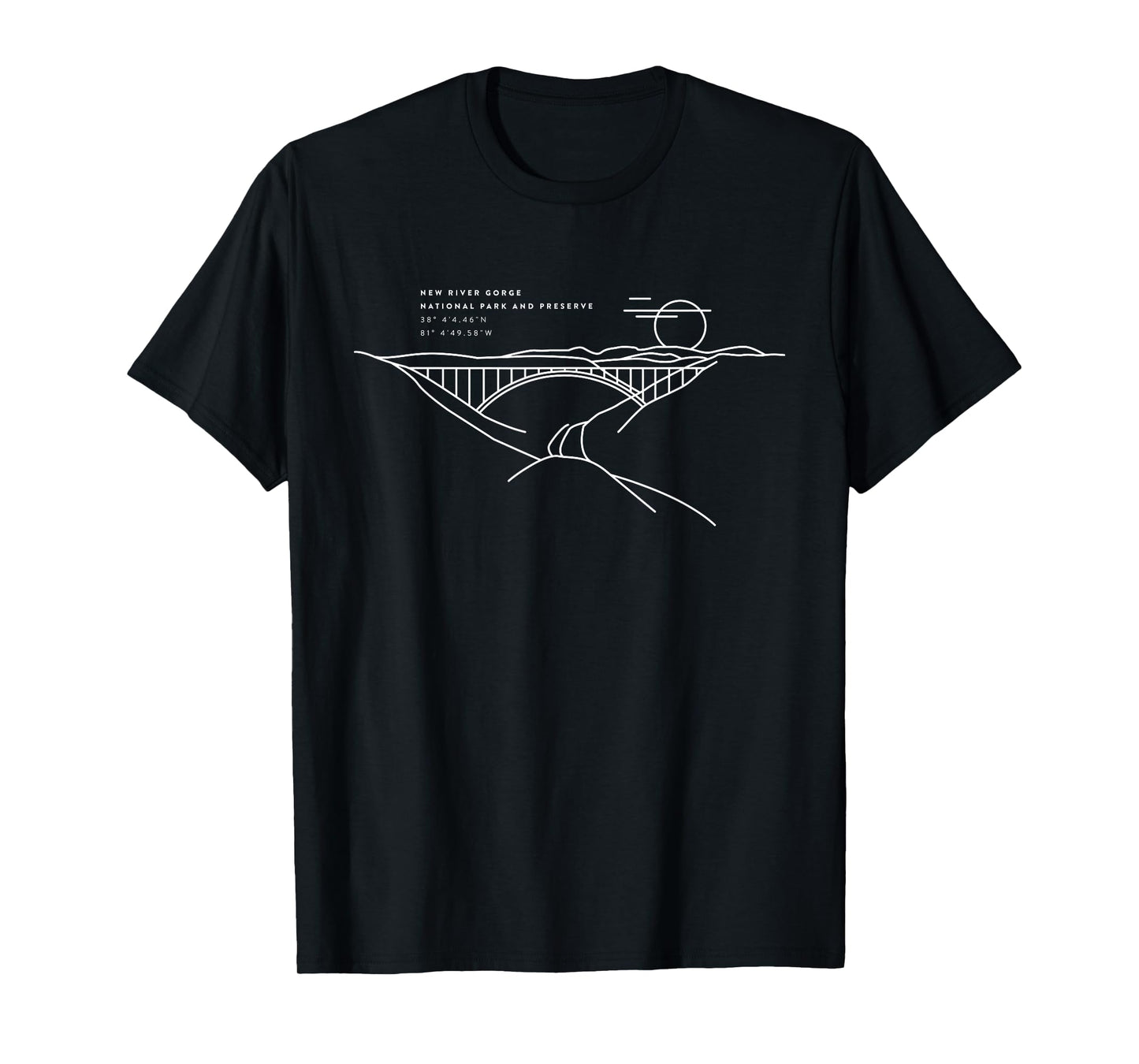 Places Around The World: New River Gorge National Park T-Shirt