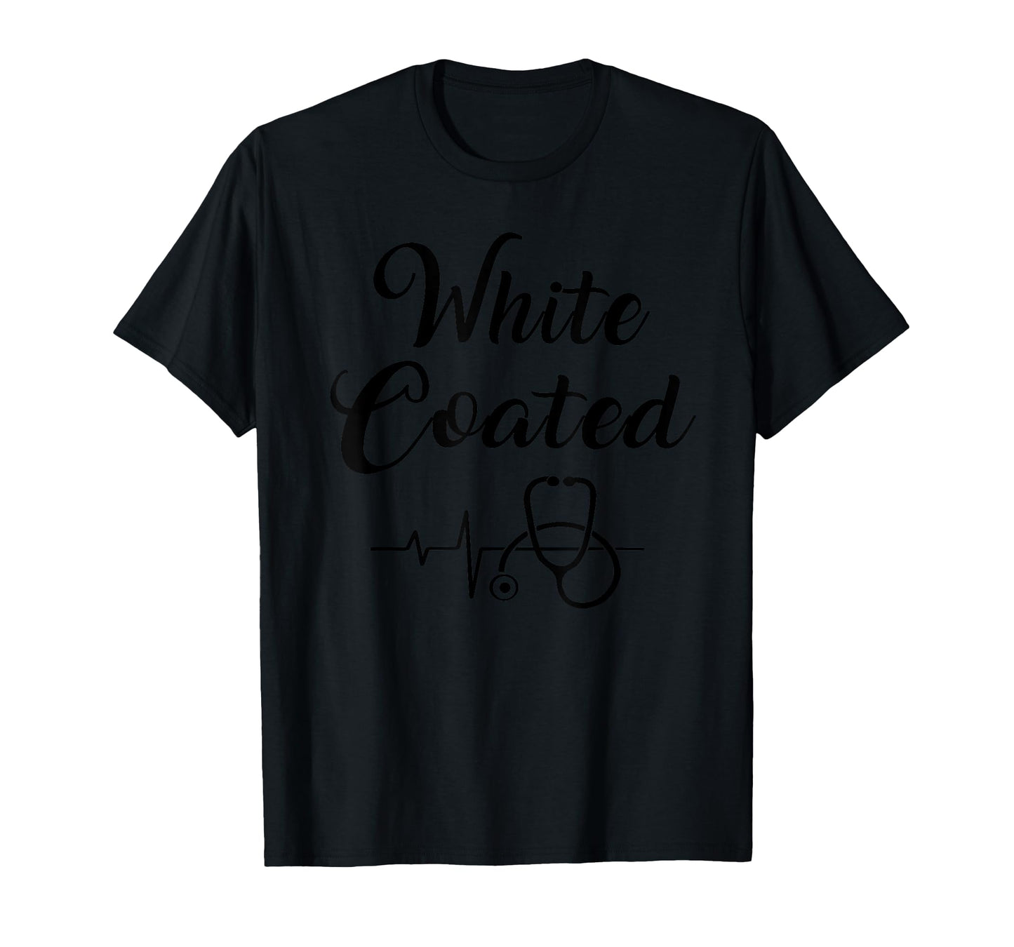 White Coated Pharmacy PA Vet Med Student White Coat Ceremony T-Shirt