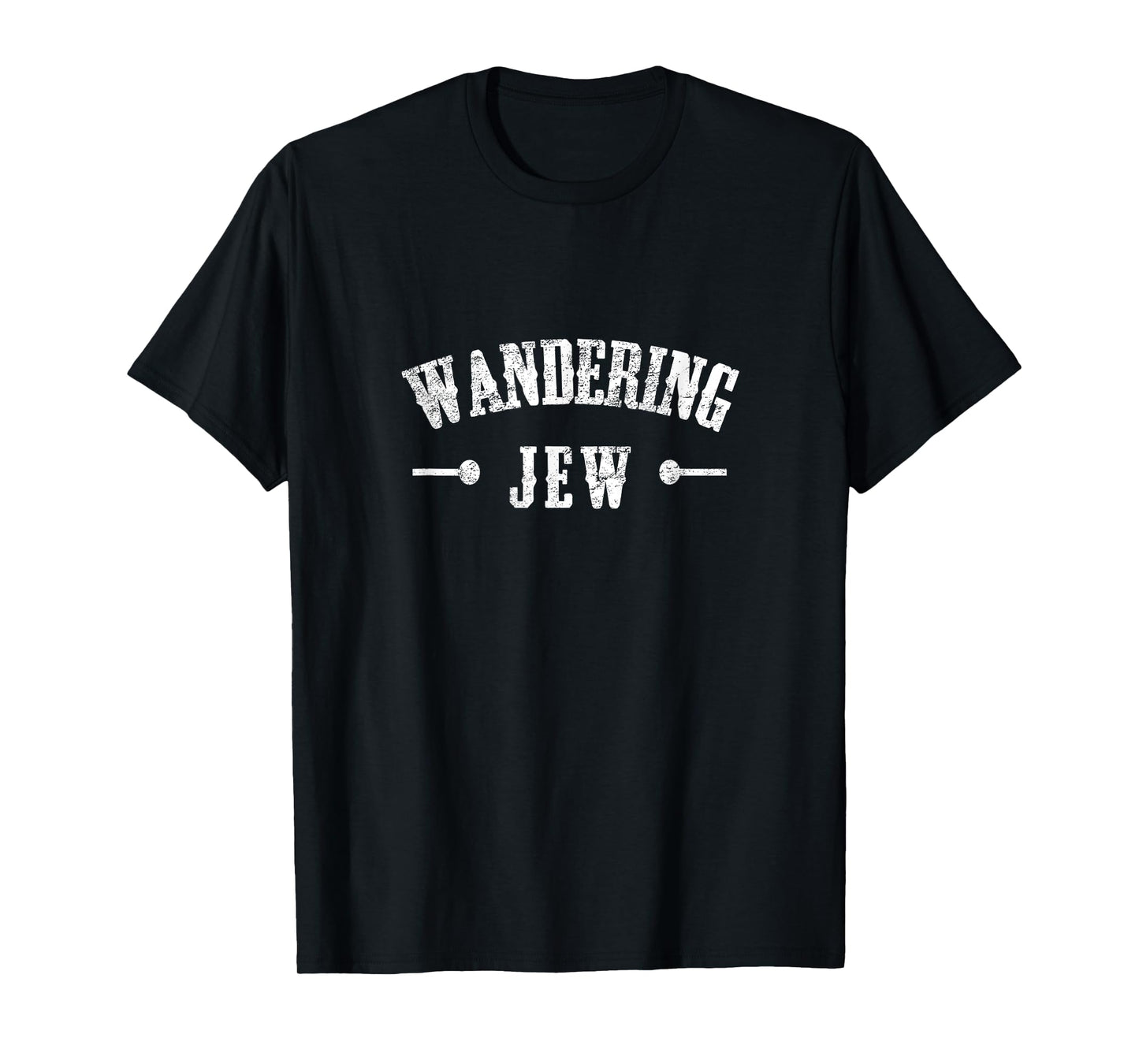 Wandering Jew Jewish Camper Kosher Hiking Camping Shabbat T-Shirt