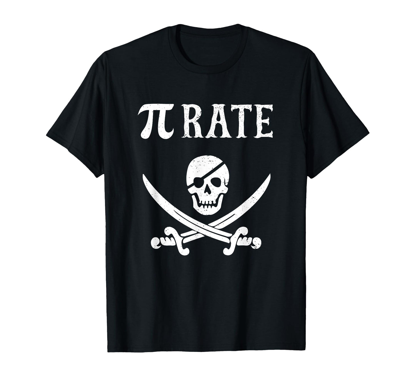 Funny Pi Day Pi Rate Pirate For Teachers Men Women Girls Kids T-Shirt