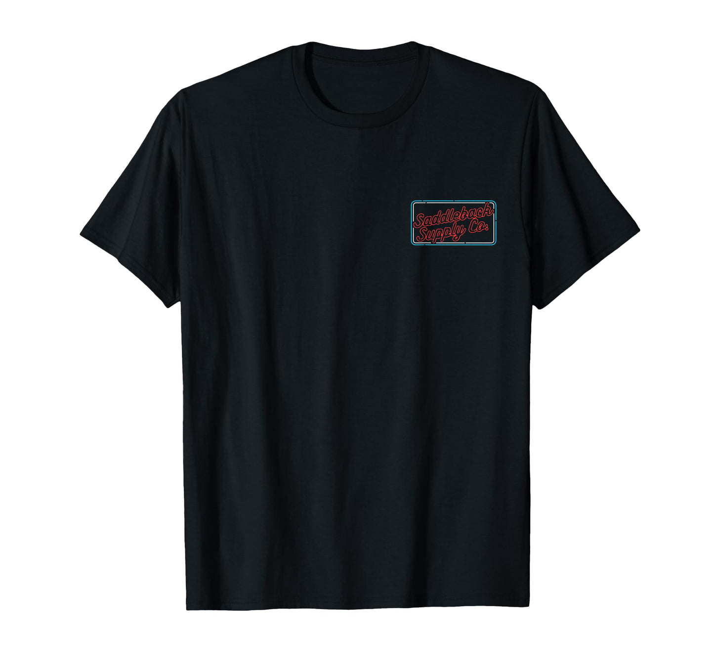 Saddleback Neon Lights Logo Lightweight Graphic T-Shirt