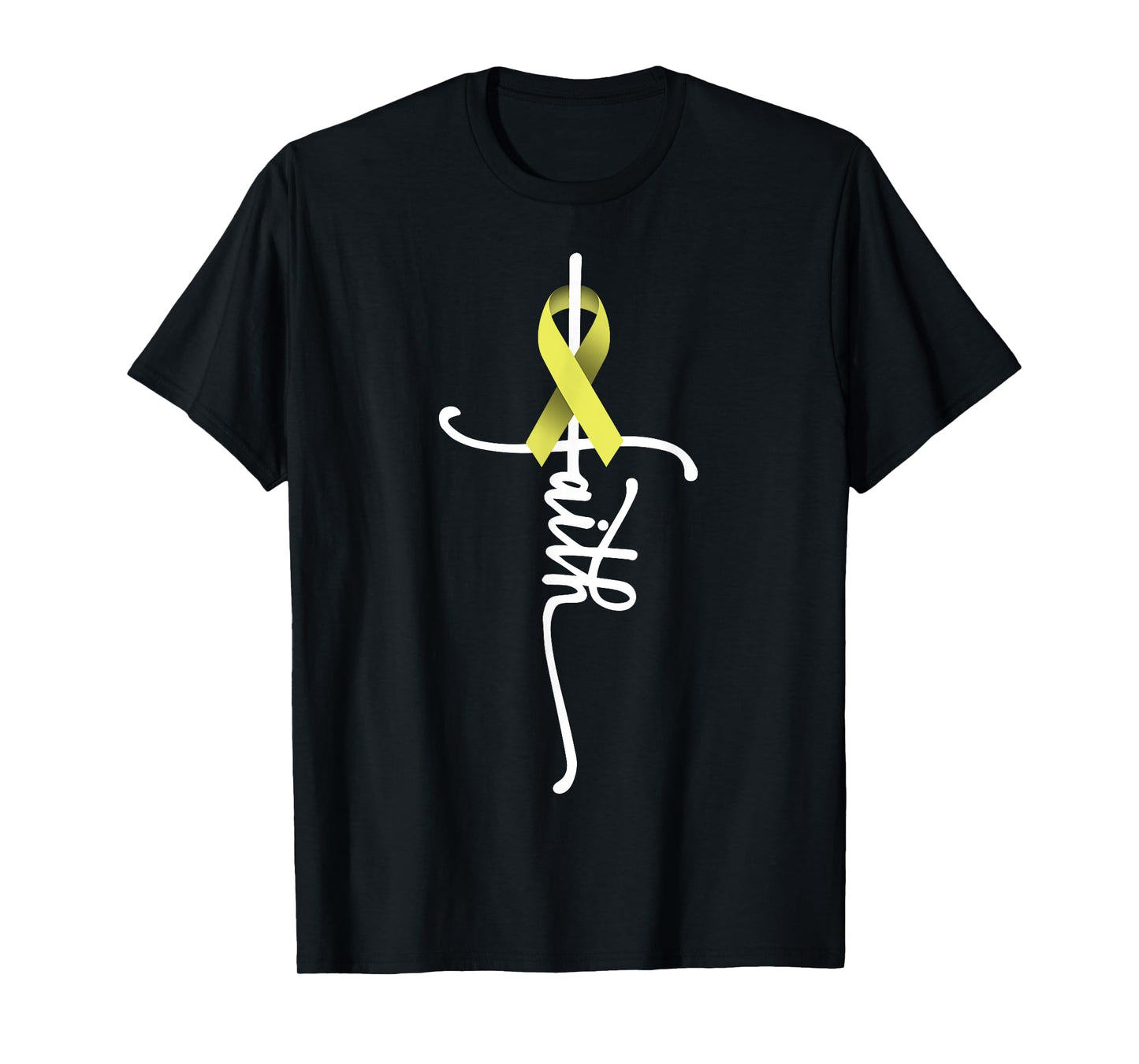 Bone Cancer Faith Sarcoma Bone Cancer Awareness Support July T-Shirt