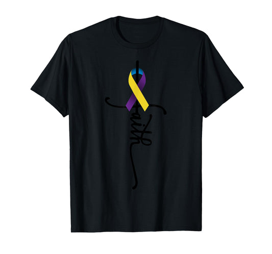 Bladder Cancer Faith Bladder Cancer Awareness May Support T-Shirt