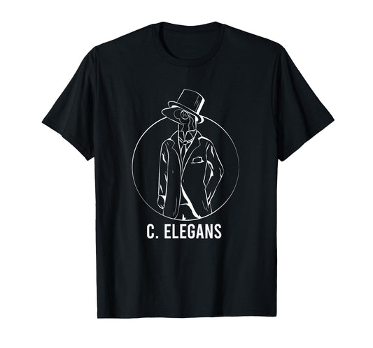 C Elegans Caenorhabditis Nematode Biology Bacteria Biologist T-Shirt