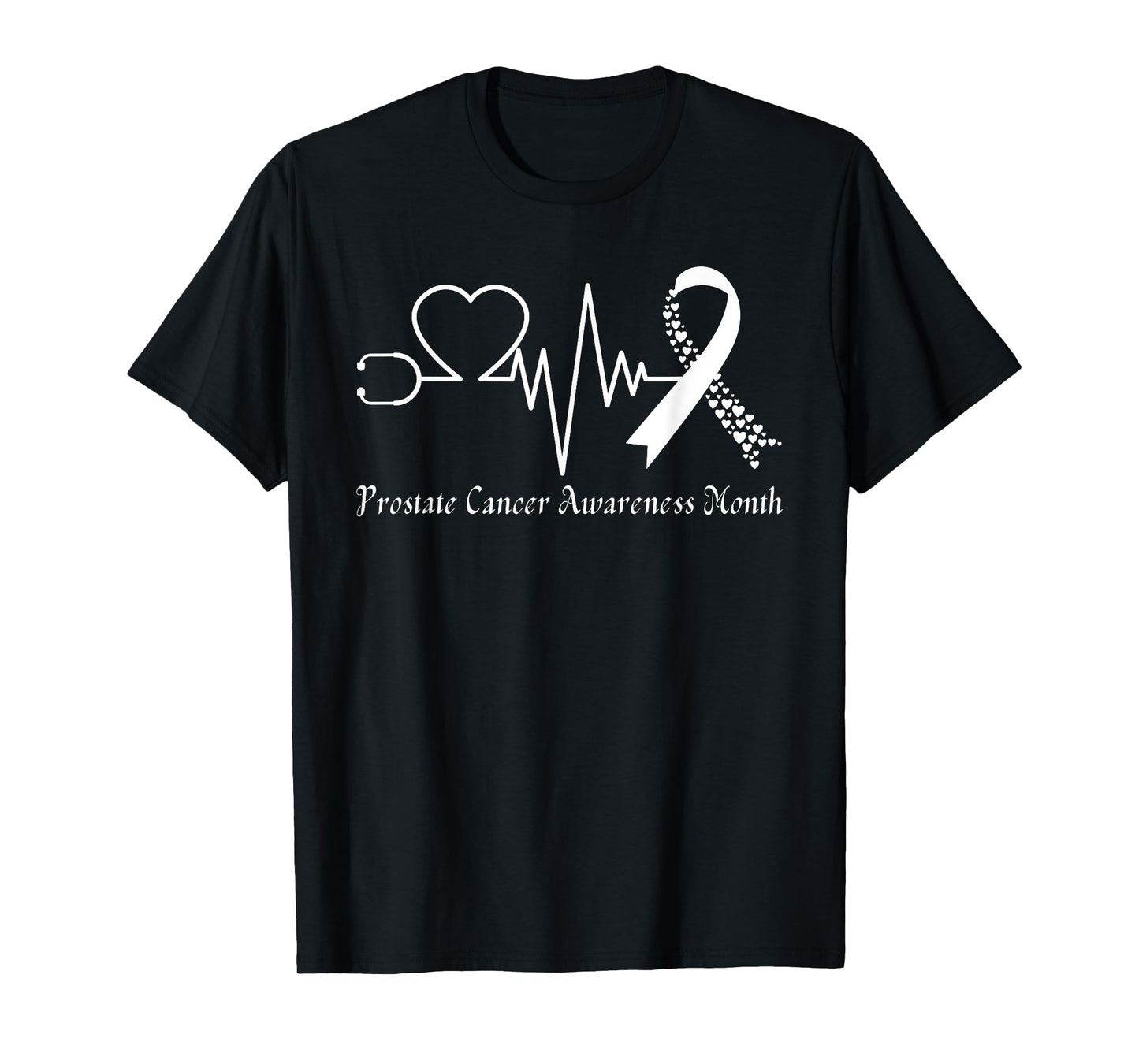 Prostate Cancer Awareness Month We Wear Light Blue Support T-Shirt