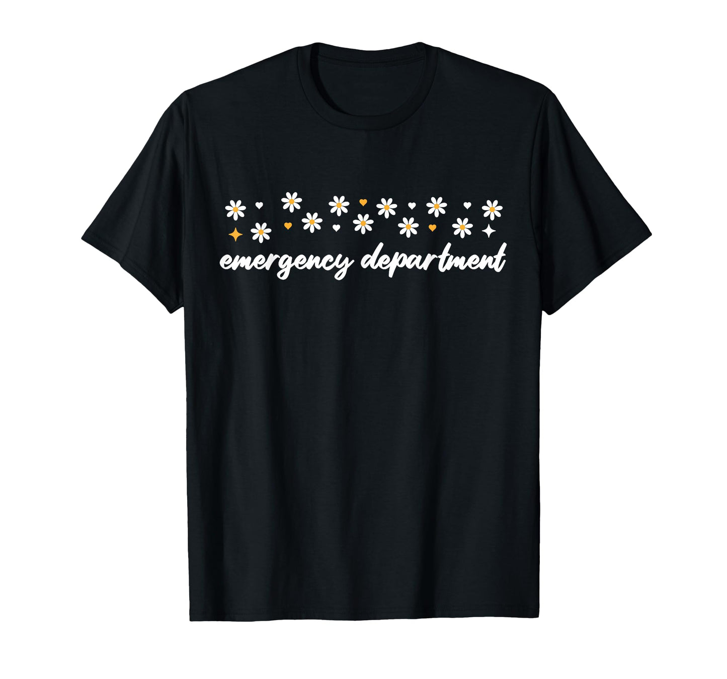 Emergency Department Nurse Er Nurse Room Registered Floral T-Shirt