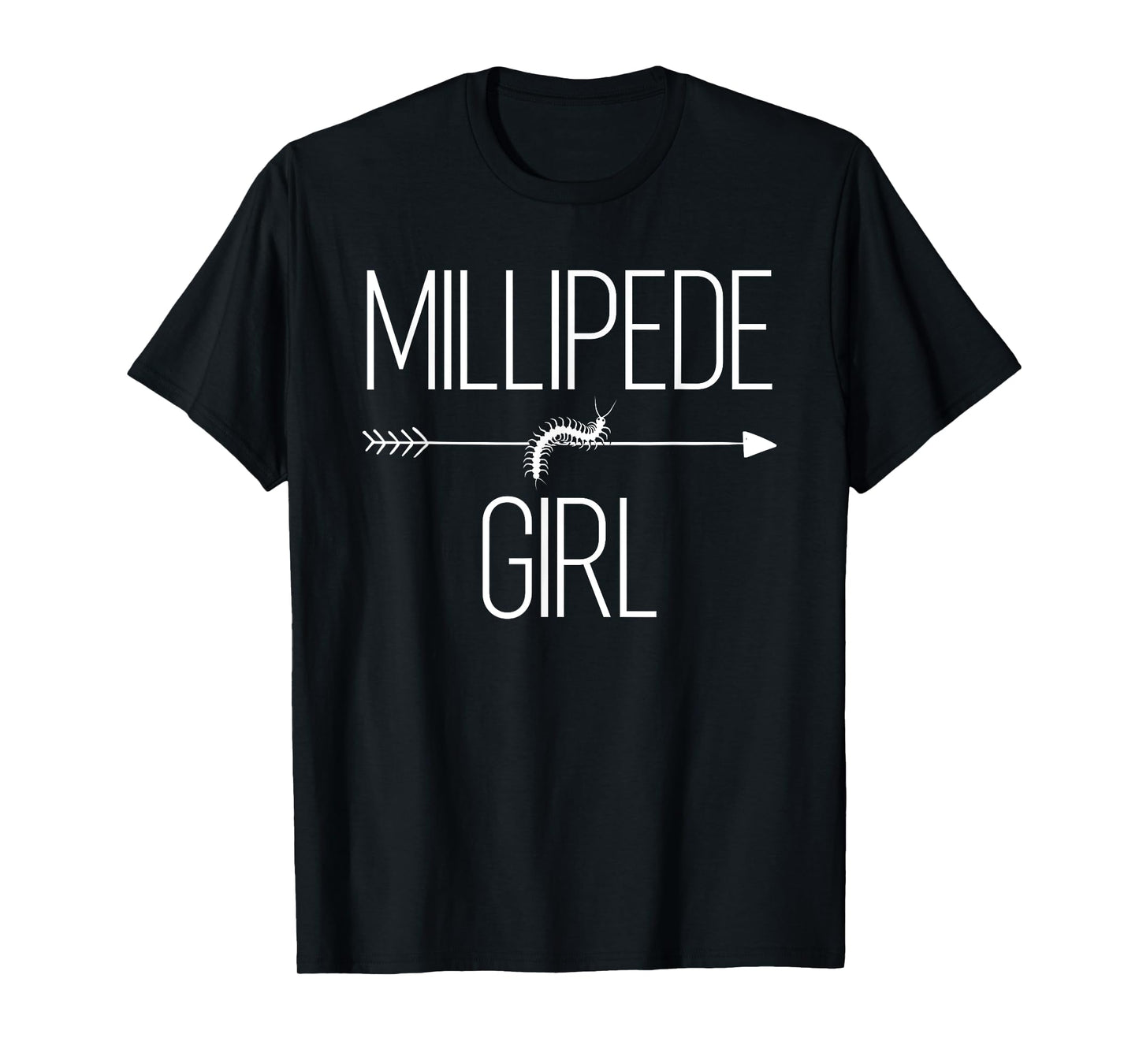 Millipede Girl Gift For Women Arthropod Animal Lover T-Shirt