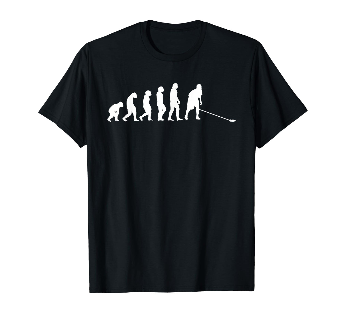 Great shuffleboard evolution gift cue and disk T-Shirt