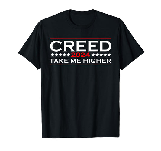 Creed '24 Take Me Higher Flag Usa America, Creed 2024 T-Shirt