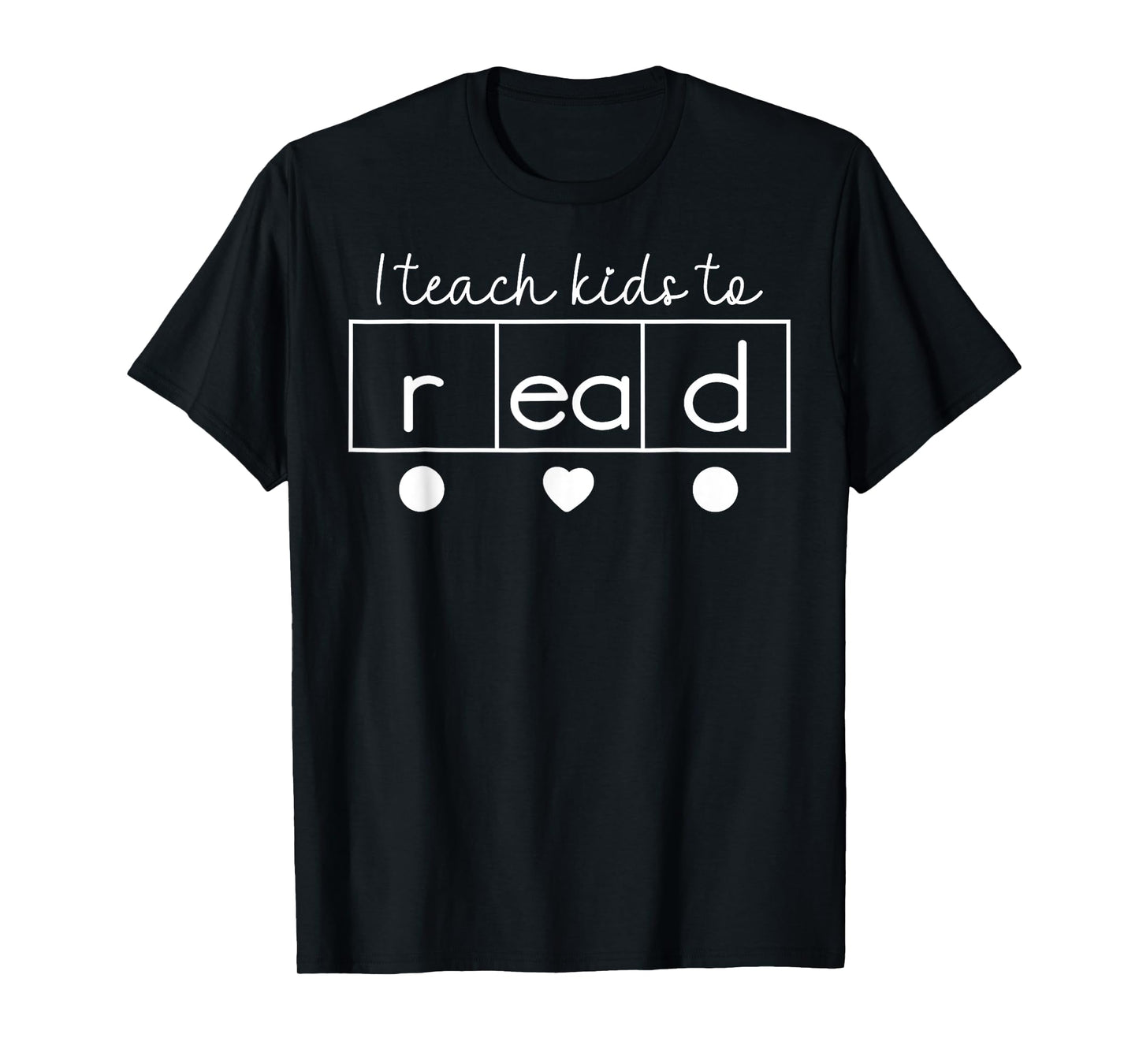 I teach kids to read Science of Reading Funny men women kids T-Shirt
