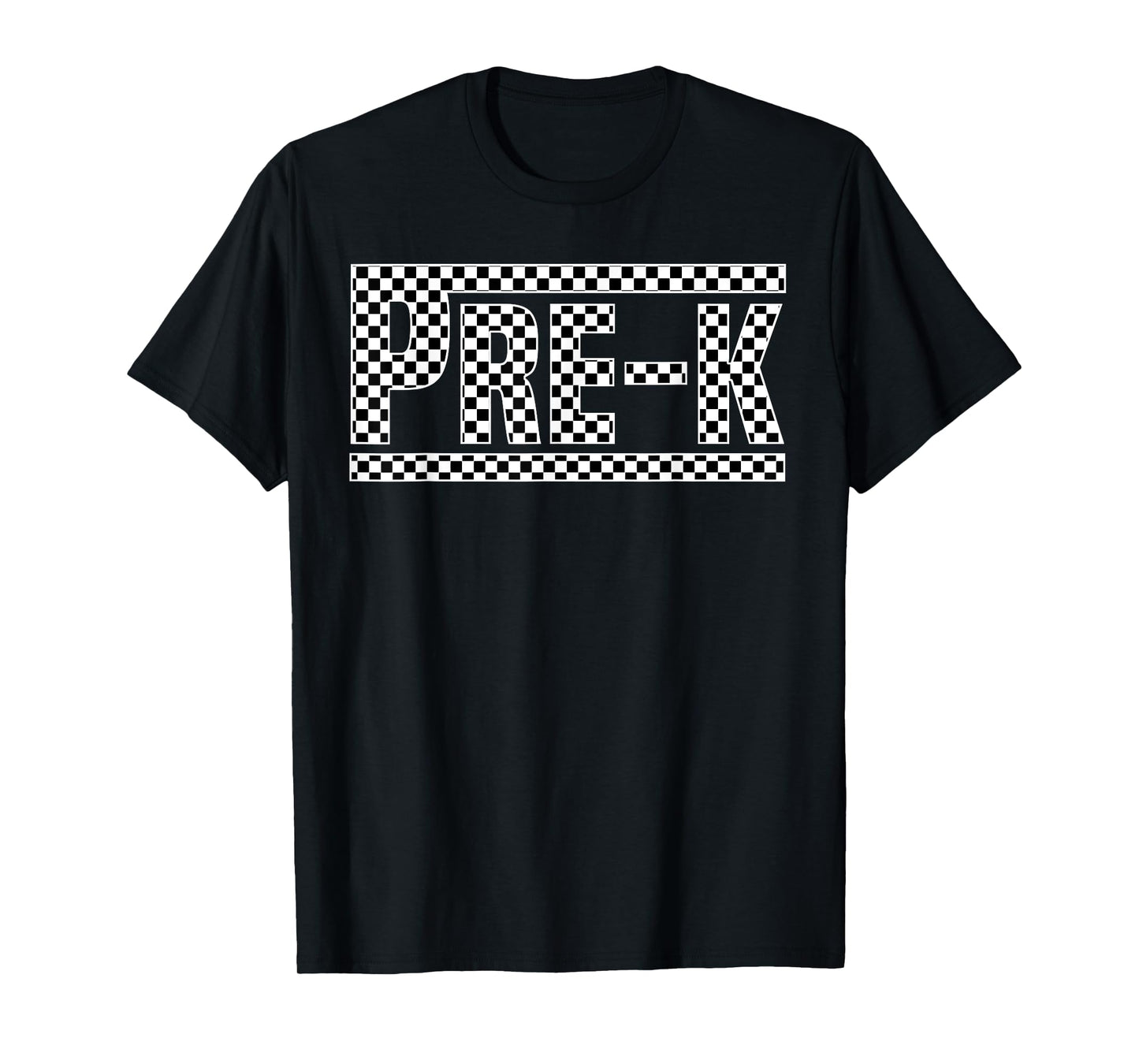 Checkered Pre-k Back to School Boy Girls Kids Teacher T-Shirt
