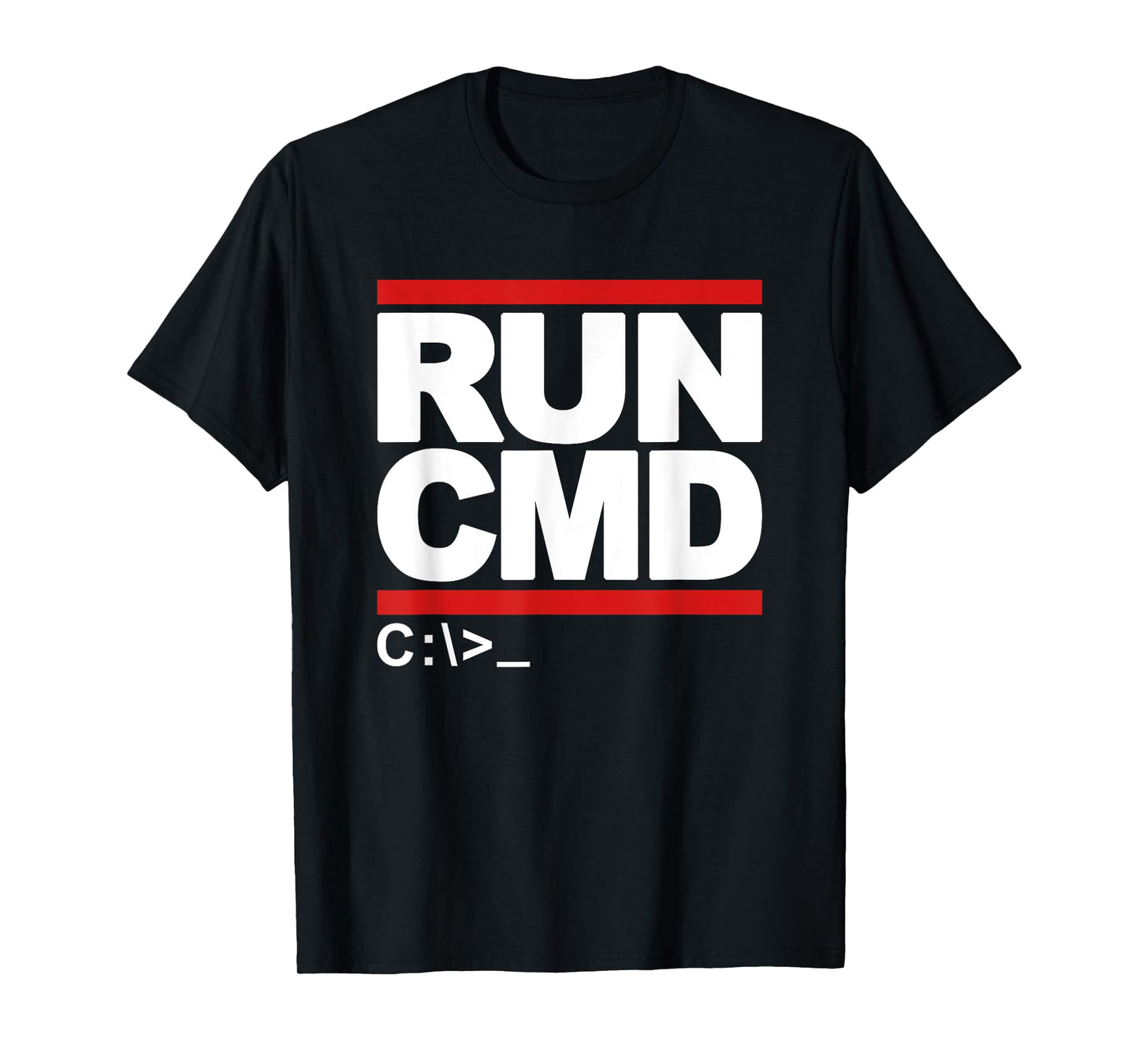 Funny Run CMD Programming Coding T-Shirt