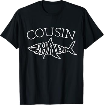 Cousin Birthday Shark Cousins Matching Family Boys Girls T-Shirt