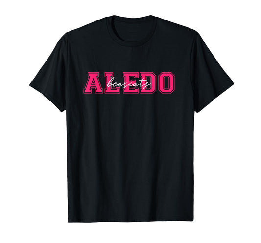 Aledo Texas Bearcats Pink Out Month Cancer T-Shirt