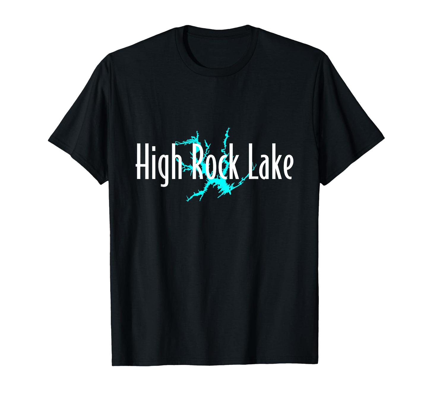 Minimalist High Rock Lake - North Carolina T-Shirt