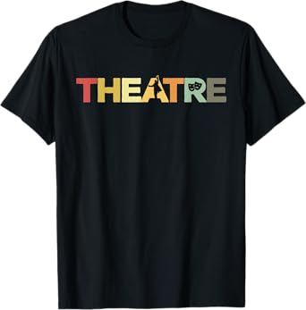 Retro Theatre Actor Rehearsal - Vintage Drama Theater T-Shirt