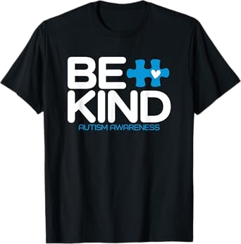 Autism Be Kind Shirt Women Men Kids Be Kind Autism Awareness T-Shirt