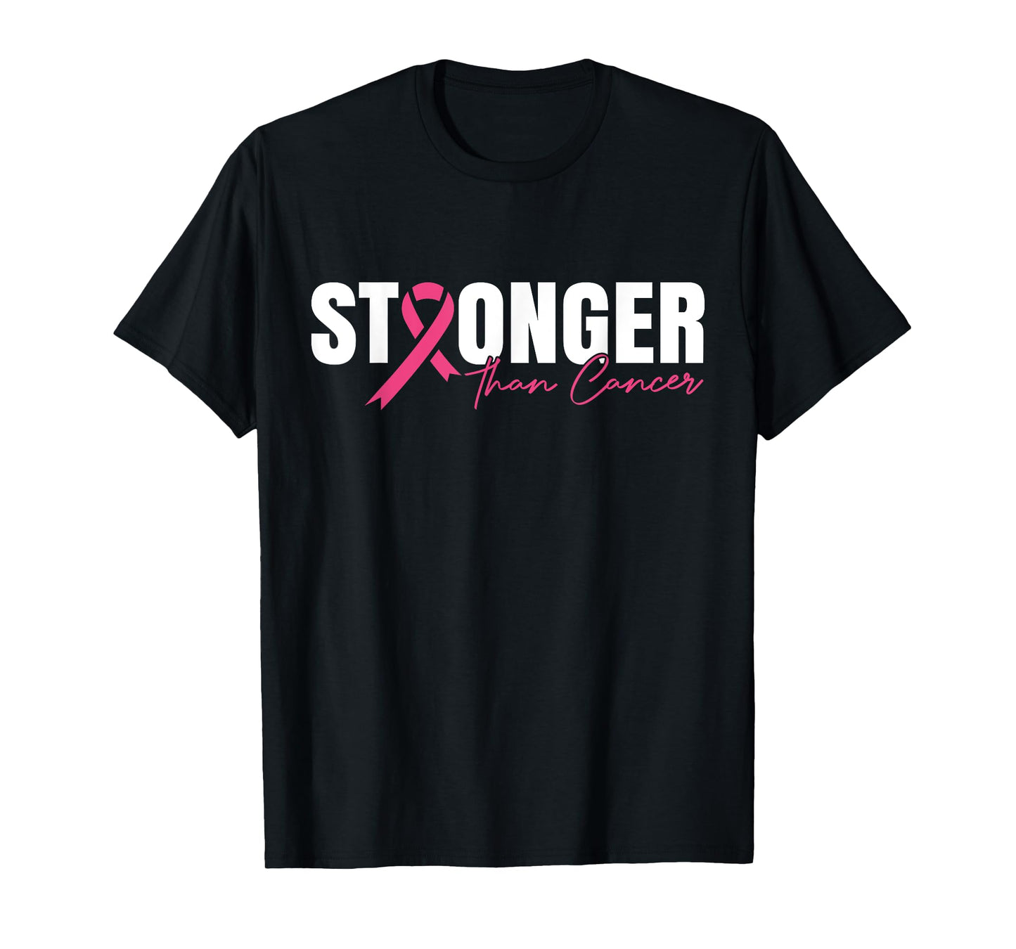 SOMMAS CANCER AWARENESS Cancer Encouragement Gift Inspirational Stronger Than Cancer T-Shirt