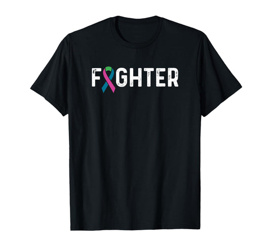 Metastatic Breast Cancer Awareness Ribbon Fighter T-Shirt