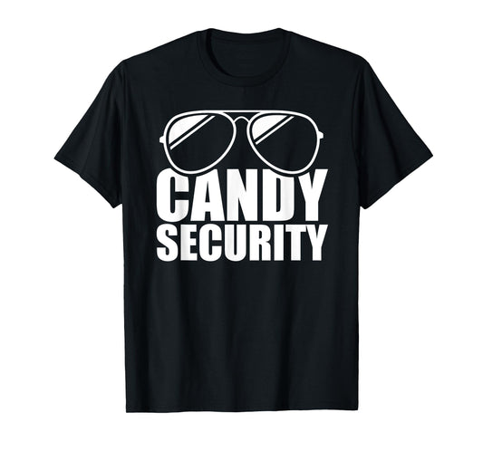 Candy Security Funny Easy Halloween Costume Adult T-Shirt