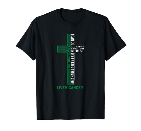 Liver Cancer Fight Cancer Ribbon T-Shirt