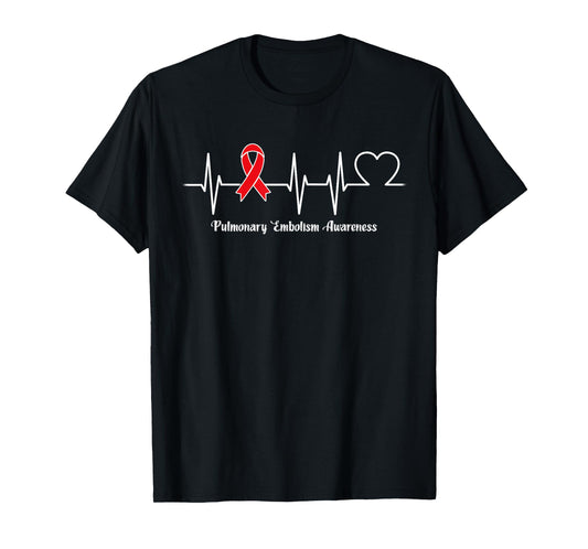 Heartbeat Pulmonary Embolism Warrior T-Shirt