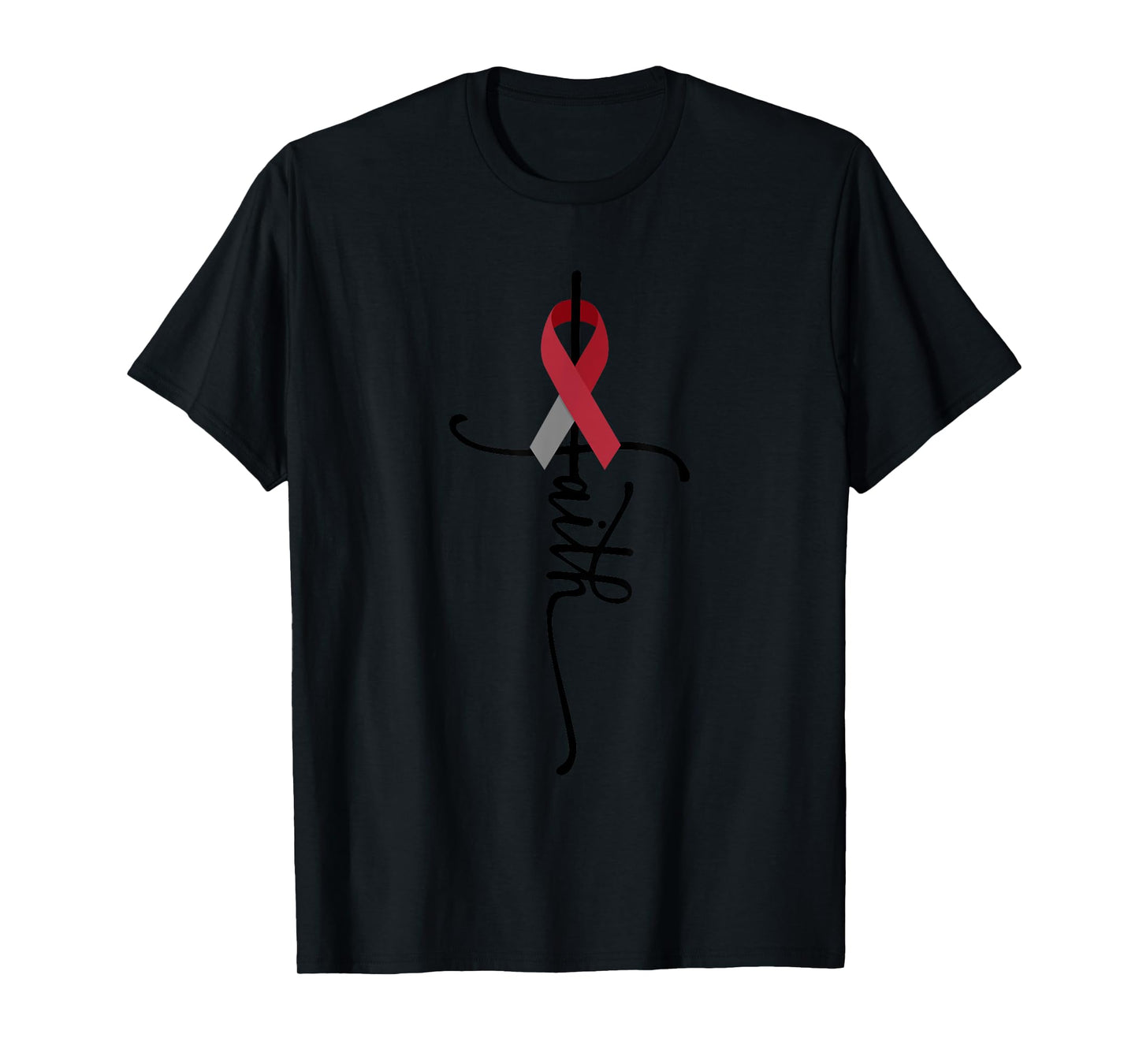 Head And Neck Cancer Faith Head And Neck Cancer Awareness T-Shirt