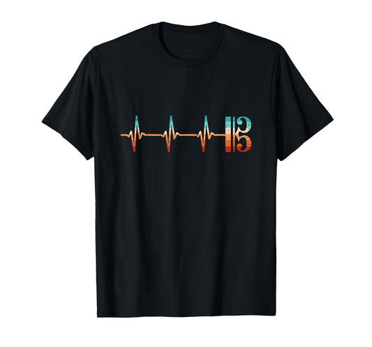 Alto Clef Heartbeat Viola Player Violist T-Shirt