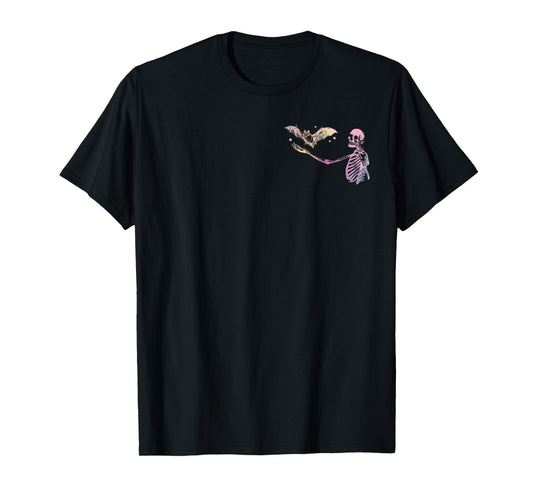 (2 Sided) There It Goes My Last Flying Fuck Skeleton T-Shirt