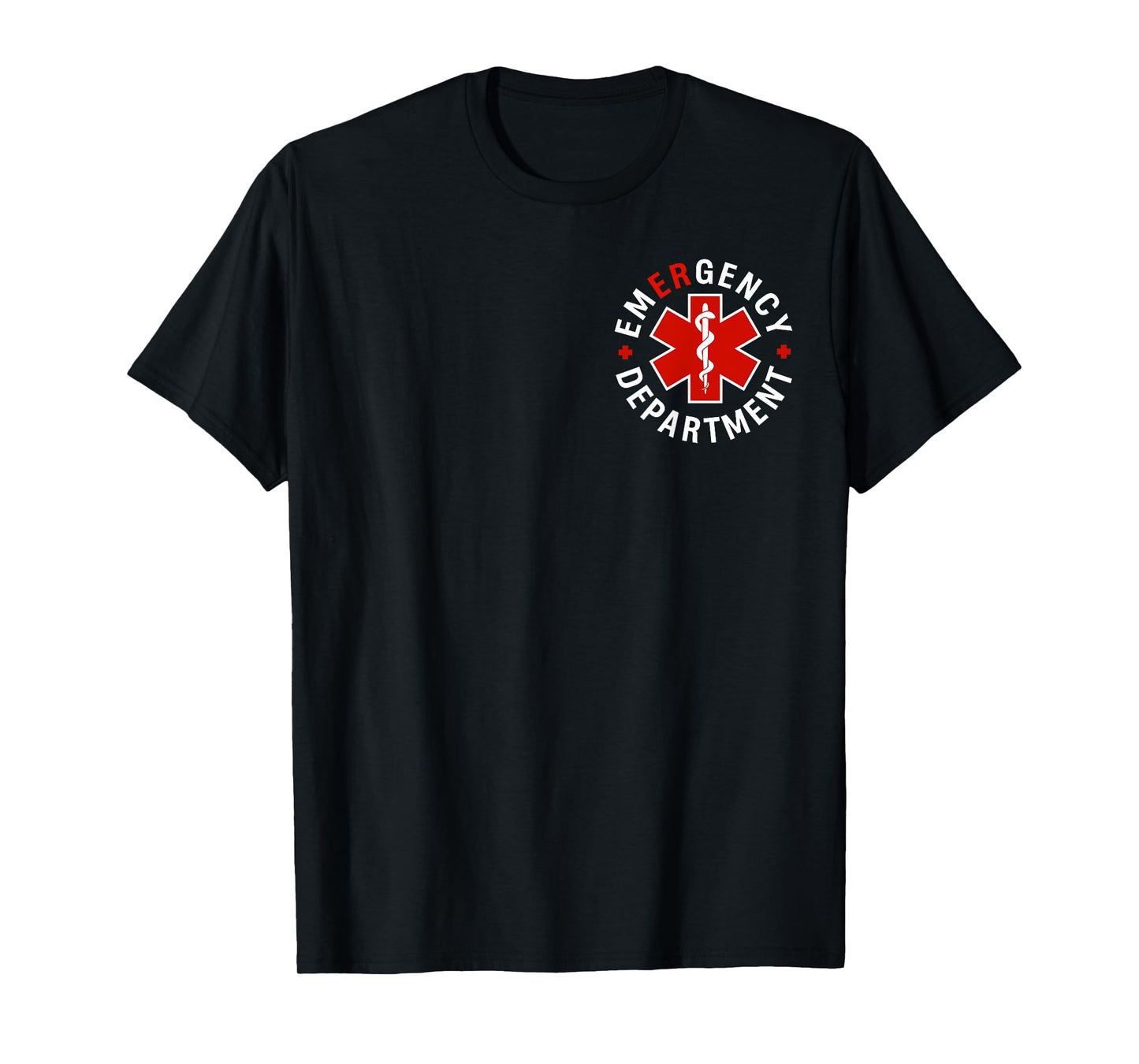 Mens Women Pocket Emergency Department Er Room Er Nurse T-Shirt