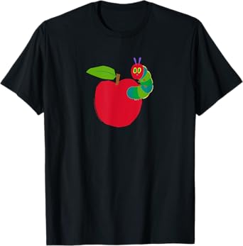 Eric Carle The Very Hungry Caterpillar in Apple Book T-Shirt
