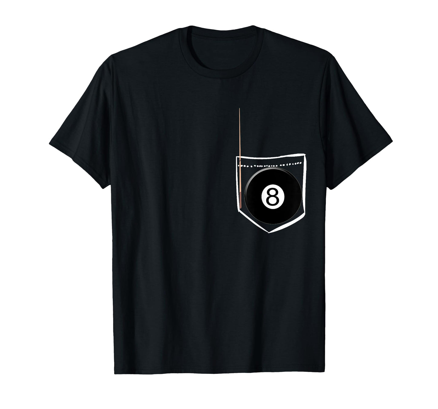 Billiard Pocket 8 Balls Cues Pool Snooker T-Shirt