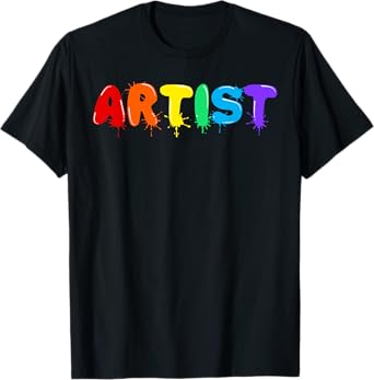 Funny Artist Art Men Women Kids Artsy Drawing Painting Lover T-Shirt