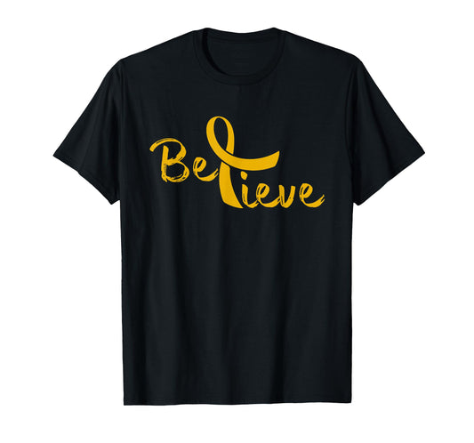 Believe - Childhood Cancer Shirt Gift For Childhood Cancer T-Shirt