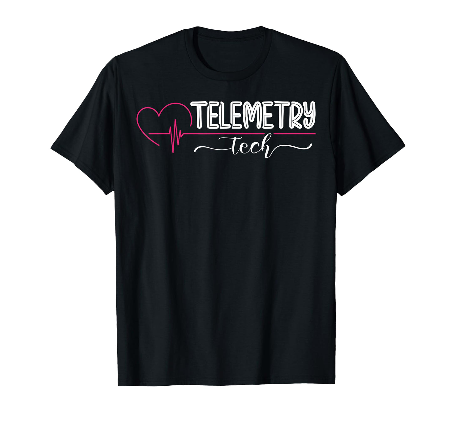 Telemetry Technician Heart Telemetry Tech T-Shirt