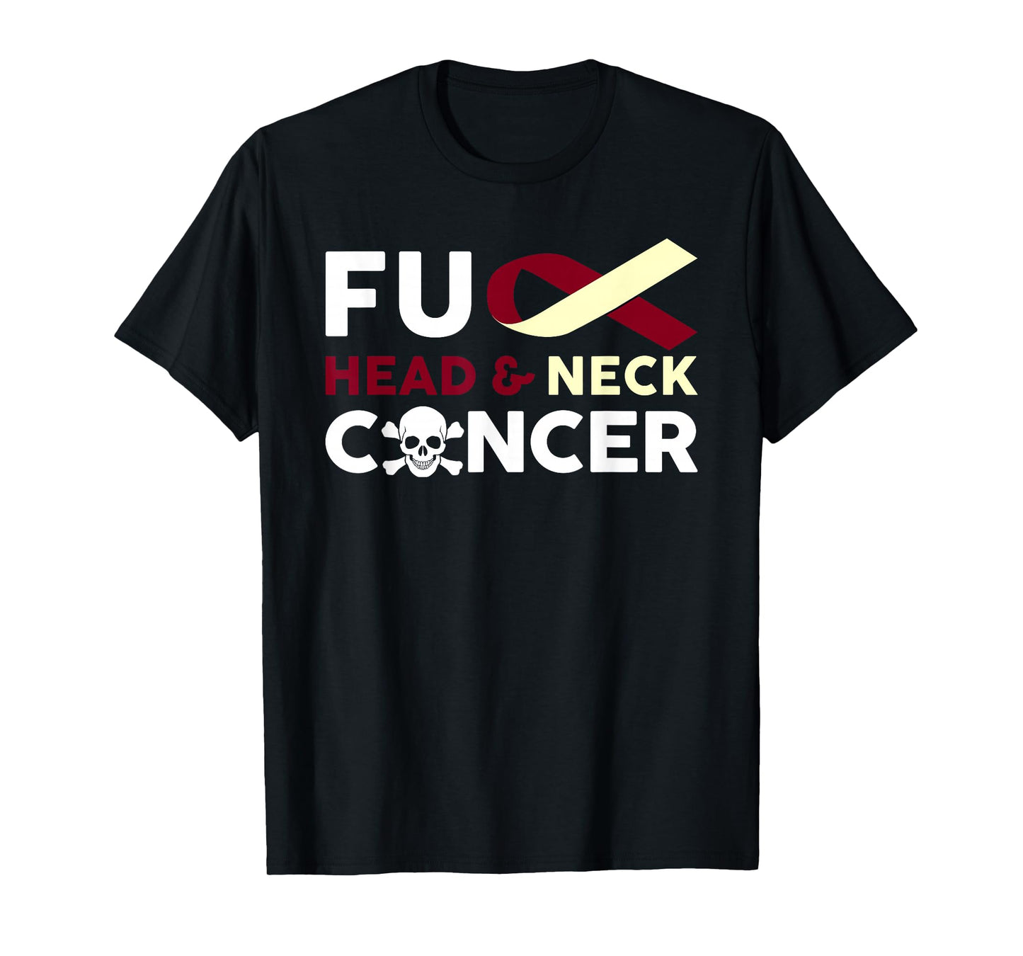 Fuck Head And Neck Cancer T Shirt Fighting Cancer Together T-Shirt