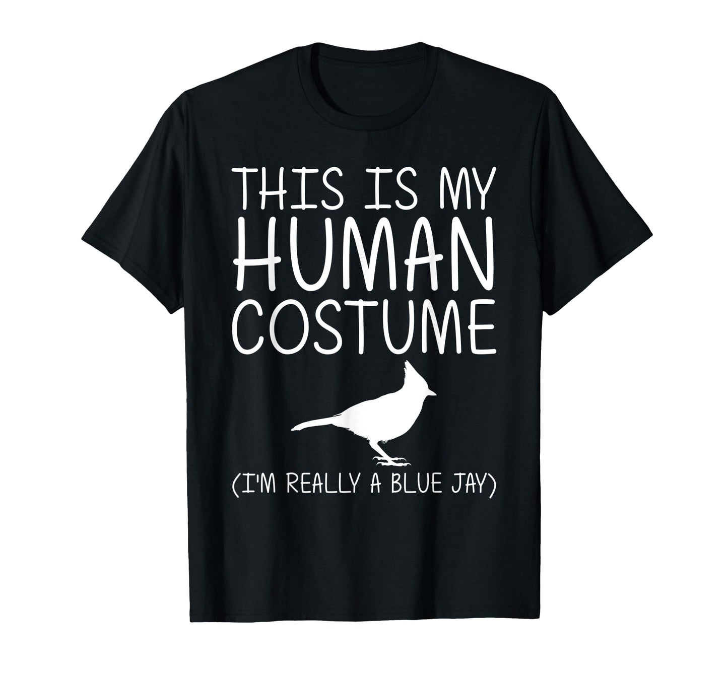 Blue Jay Easy Halloween Human Costume Bird Animal DIY Gift T-Shirt
