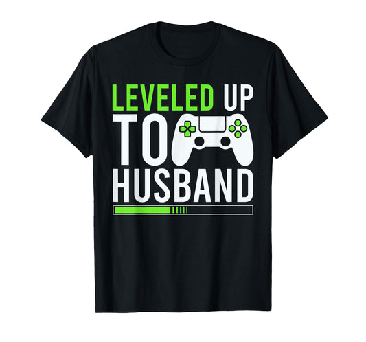 Husband Level Unlocked Est.2025 I Leveled Up To Husband T-Shirt