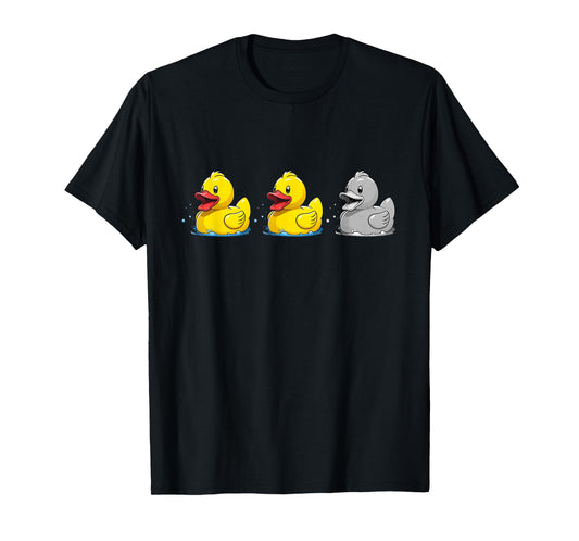 Duck Duck Grey Duck Funny Minnesota Joke Rubber Duck Lovers T-Shirt