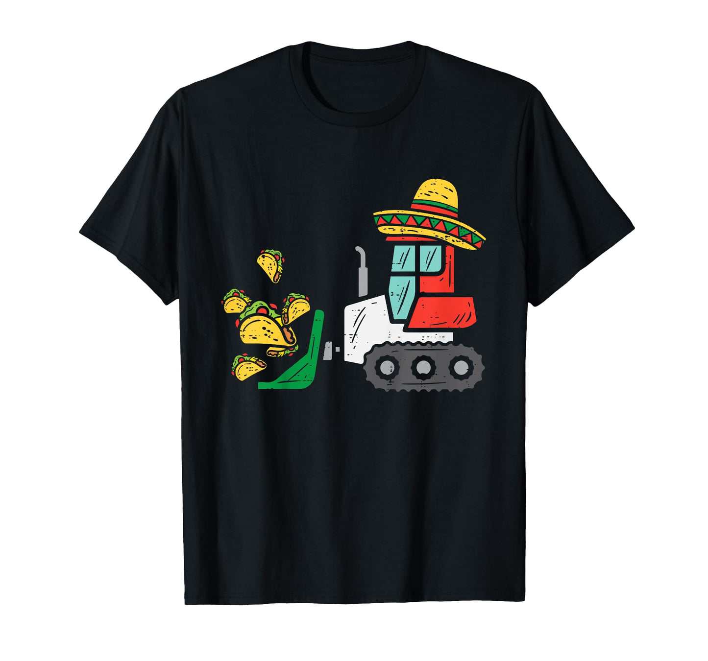 Kids Loads Of Tacos Bulldozer Cinco De Mayo Kid Baby Boys Toddler T-Shirt