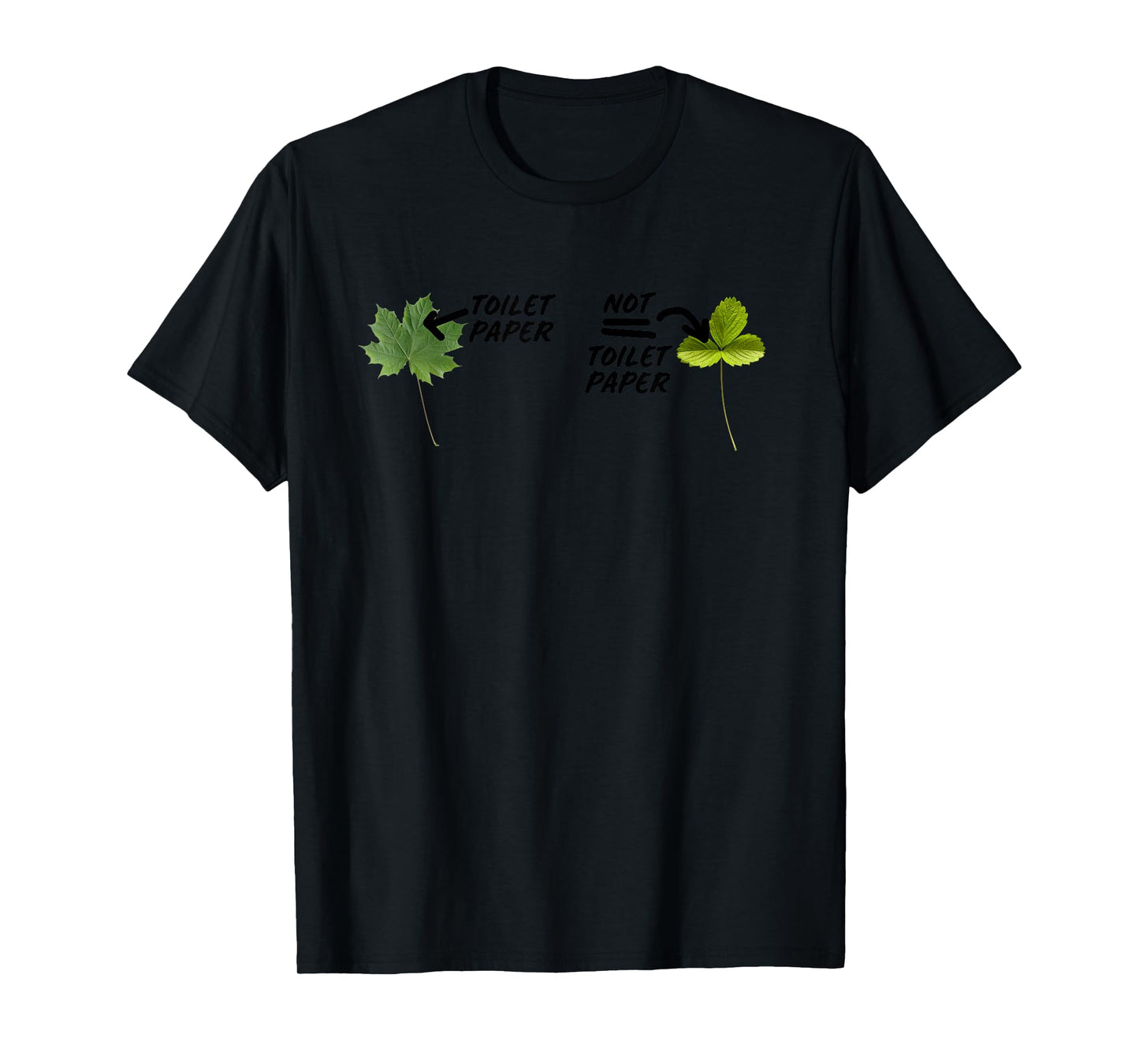 Not Toilet Paper Poison Ivy Funny Camping Guide Joke T-Shirt