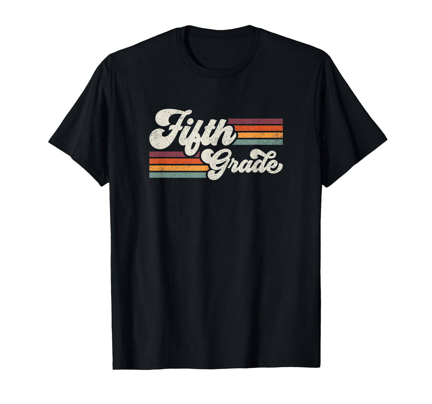 Retro Fifth Grade Teacher Back To School T-Shirt